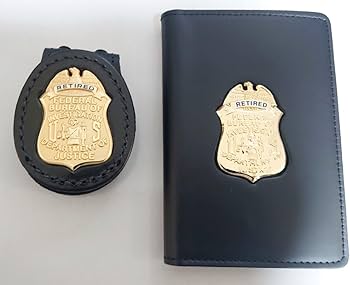 Amazon.co.jp: ポリスバッジ FBI 特別捜査官 SUN BADGE社 バッジケース